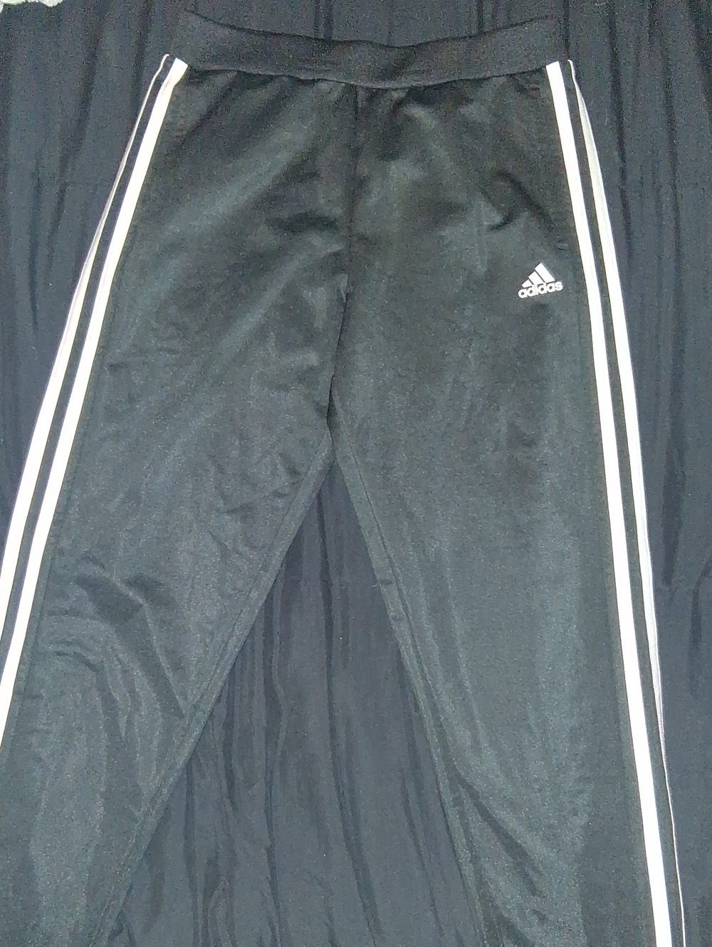💎NWOT adidas Black Joggers with White Side Stripes